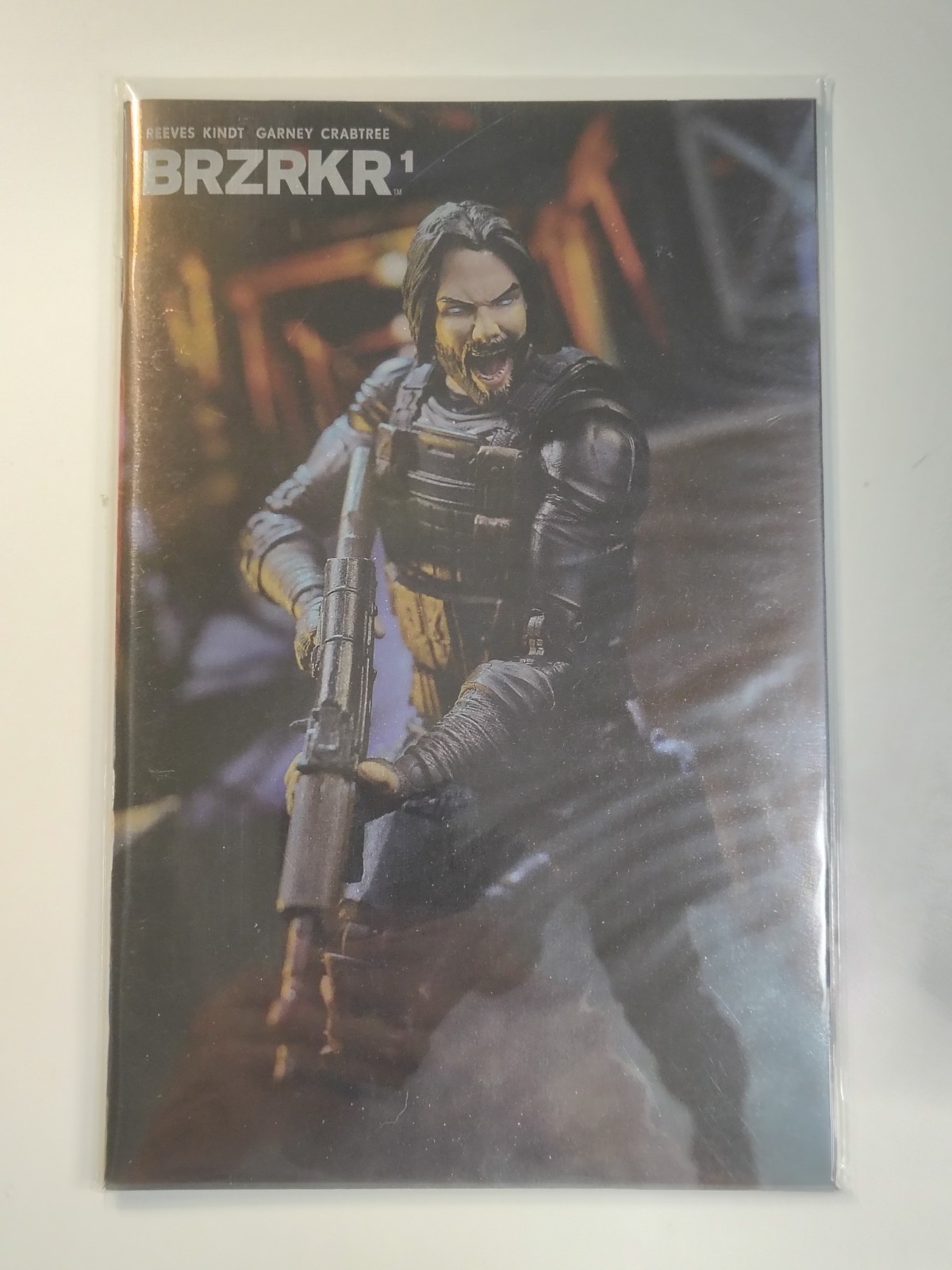 BRZRKR #1 Action Figure 7th Printing SDCC  Limited to 50 Exclusive Foil
