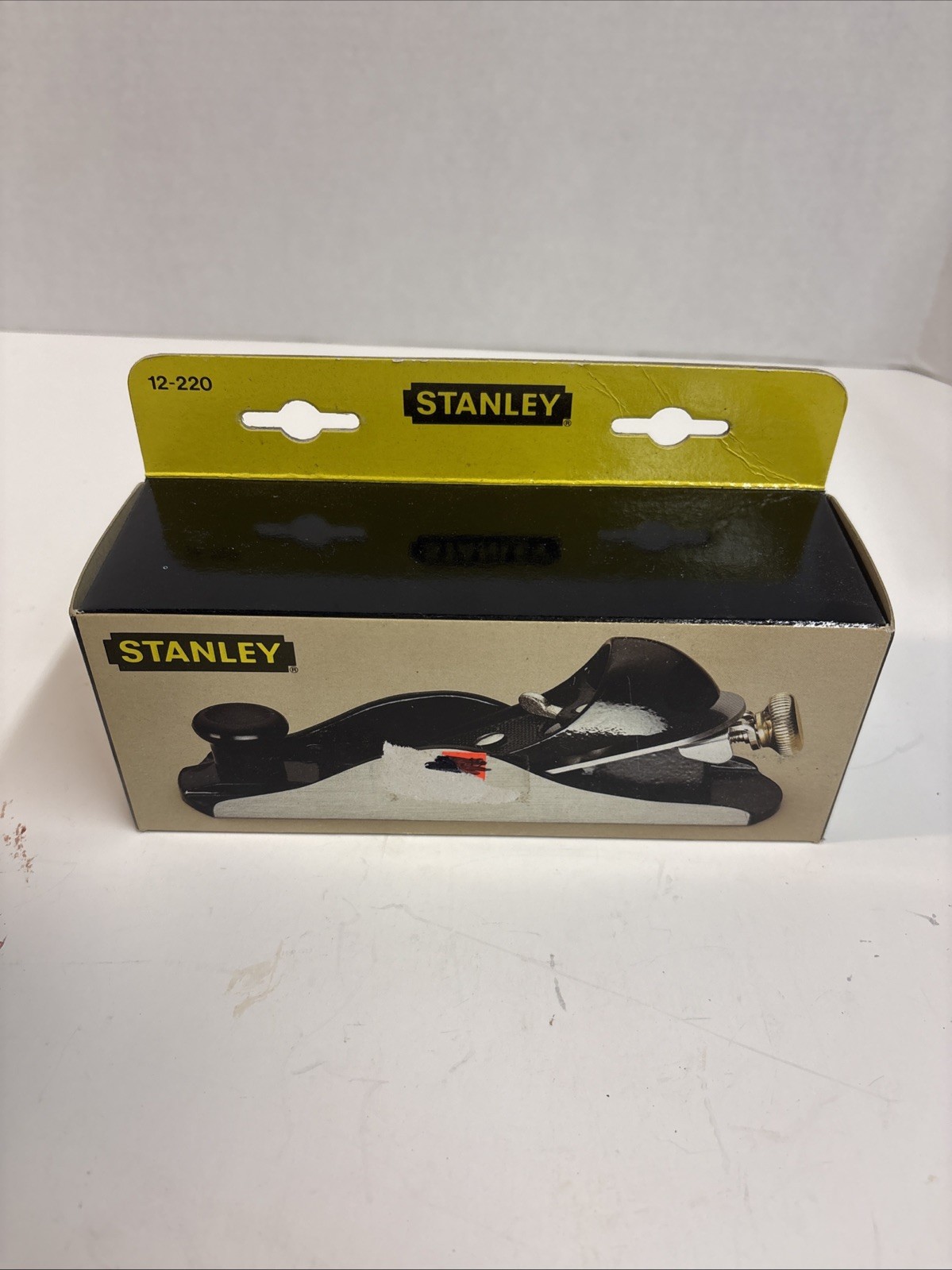 NOS Stanley No. 220 Block Plane Sheffield, England in Box w. Booklet