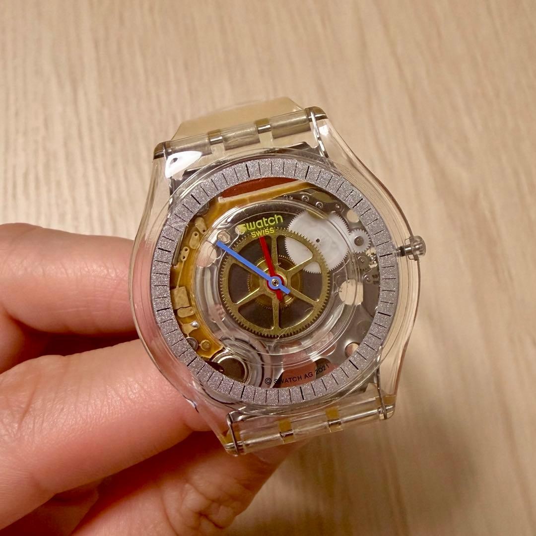 swatch Wristwatch Skeleton Unisex