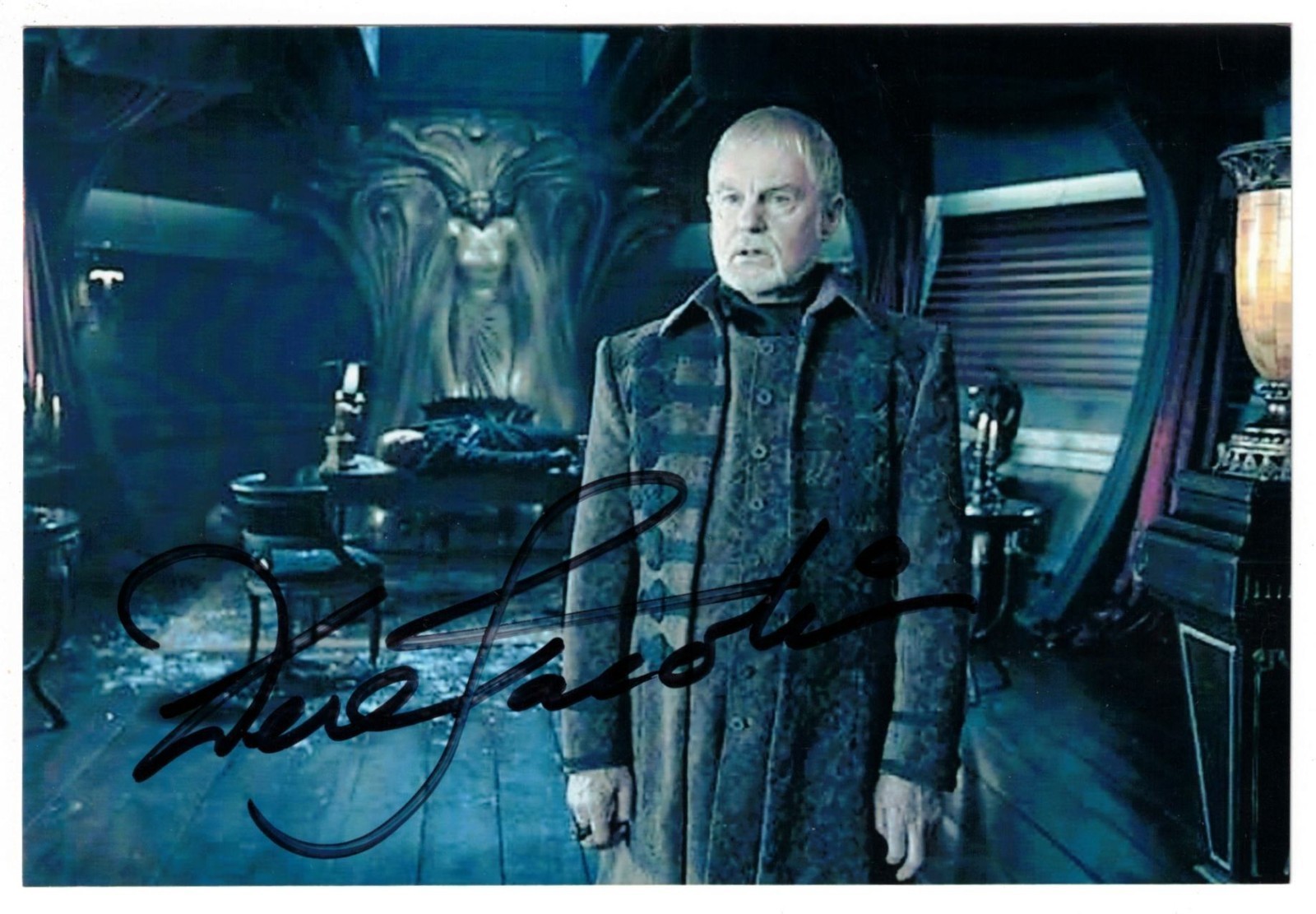 Derek Jacobi HAND SIGNED 4x6 Photo Gladiator Gosford Park Autograph