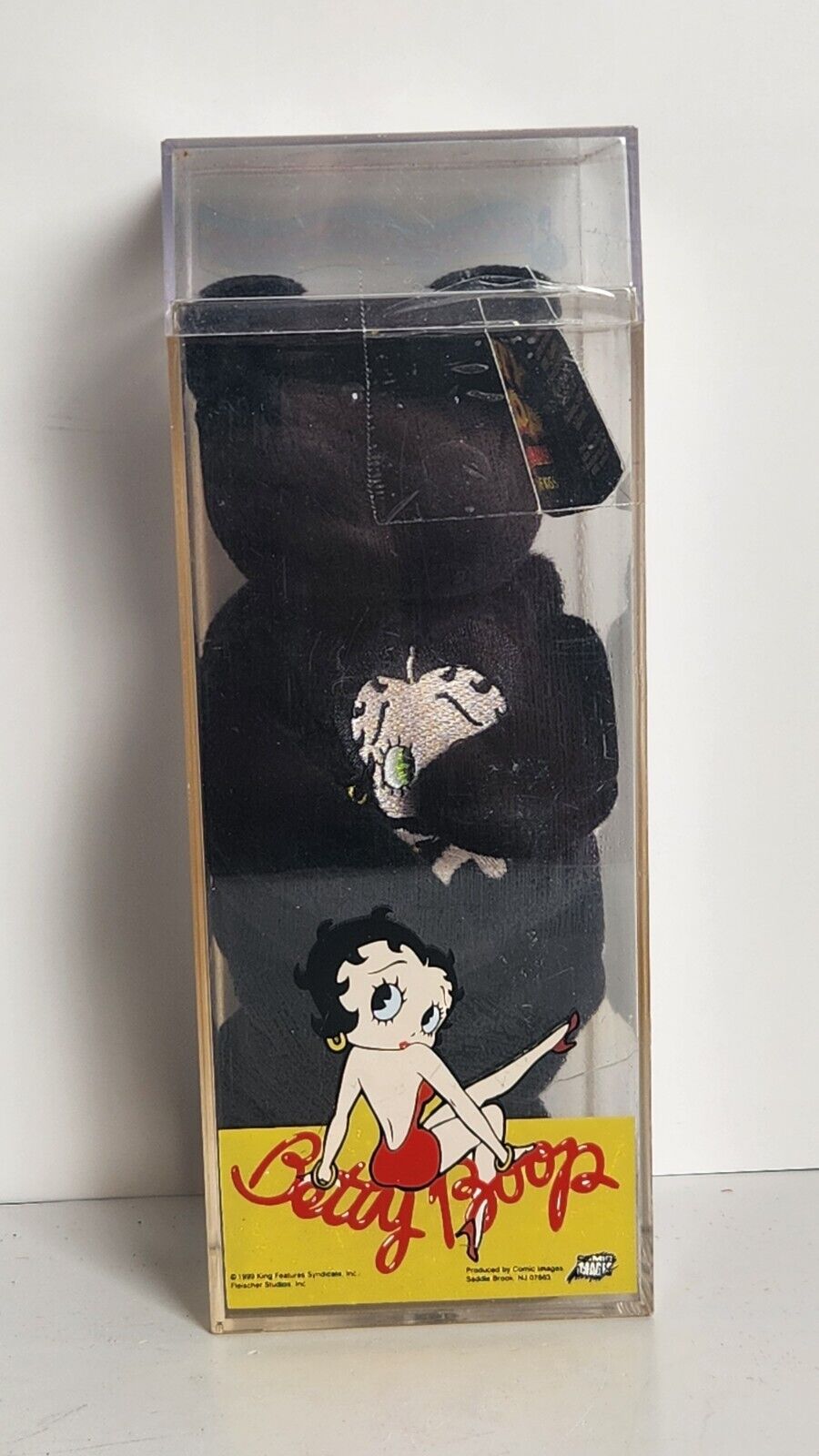 Collectible Betty Boop Bear Features Syndicate Black Plush 1999 Original Sealed