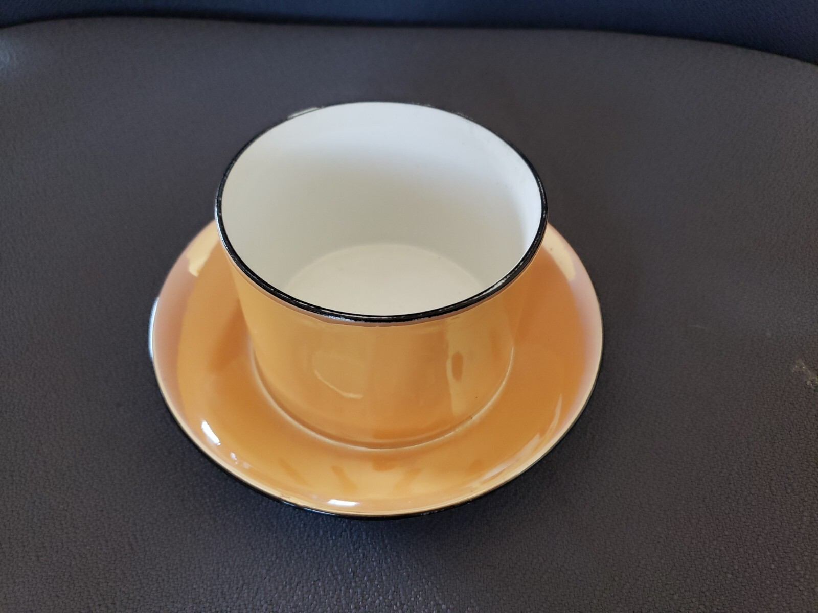 Vintage NORITAKE Lustre small serving Bowl With Attached Under Plate no lid