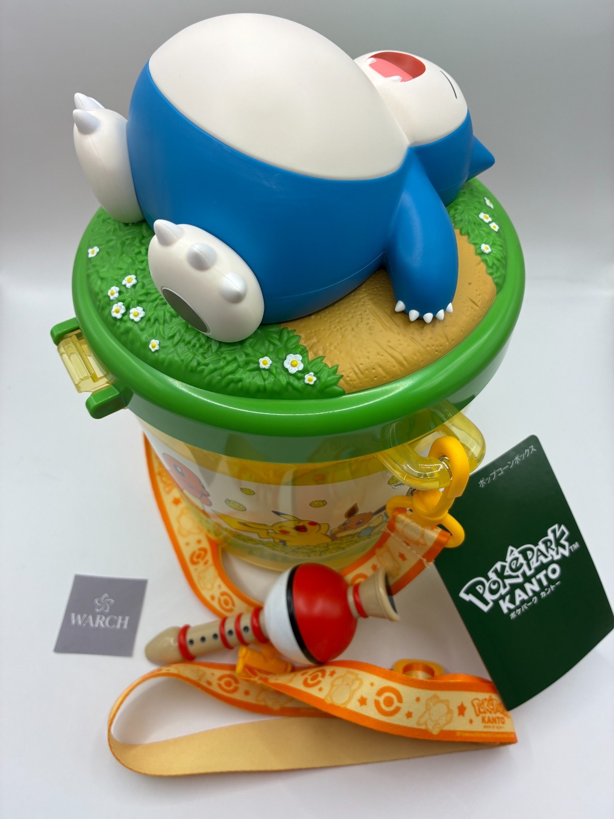 JAPAN limited PokéPark KANTO Pokemon Snorlax Popcorn Bucket NEW From Japan