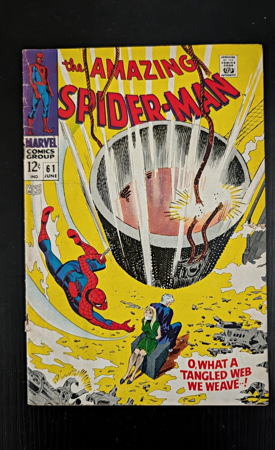 The Amazing Spider-Man #61 1968 Stan Lee John Romita 1st Gwen Stacy cover