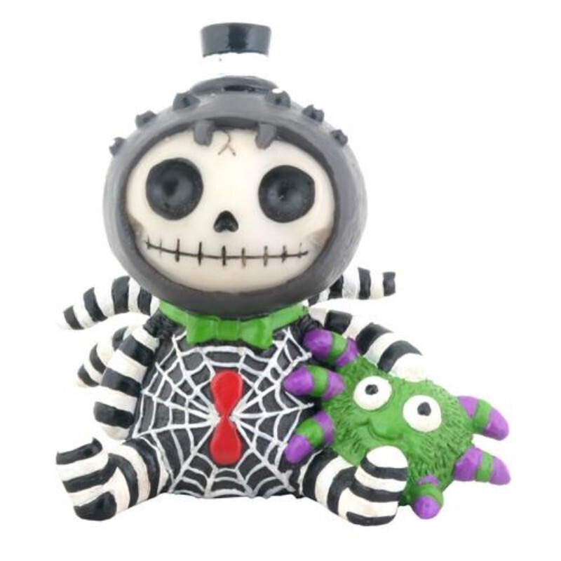 PT Furry Bones Webster the Spider Skull Resin Mini Figure PT Furry Bones Webster the Spider Skull Resin Mini Figure