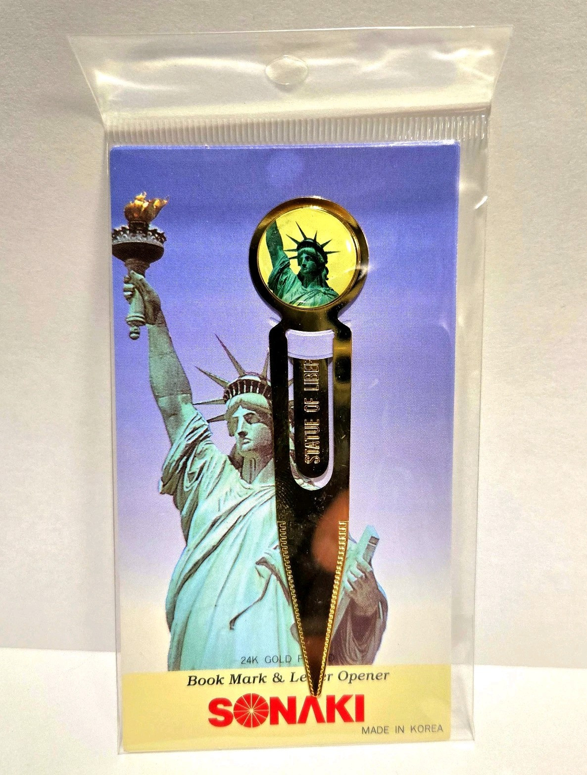 STATUE OF LIBERTY / AMERICA / BOOKMARK / LETTER OPENER / NEW YORK STATUE OF LIBERTY / AMERICA / BOOKMARK / LETTER OPENER / NEW YORK