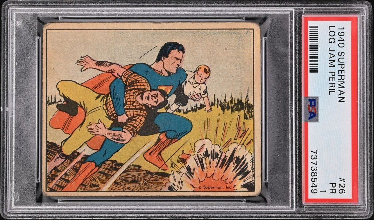 1940 Superman #26 Log Jam Peril PSA 1