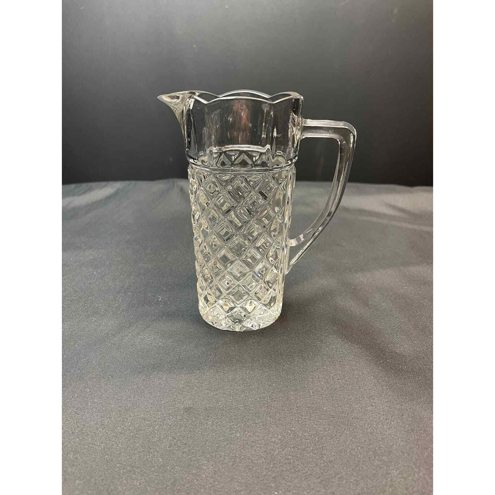 Vintage Zajecar crystal pitcher - Yugoslavia