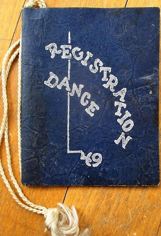 Dance Card: 1949 University of Illinois, Illini Union, Champagne, IL - Dancing