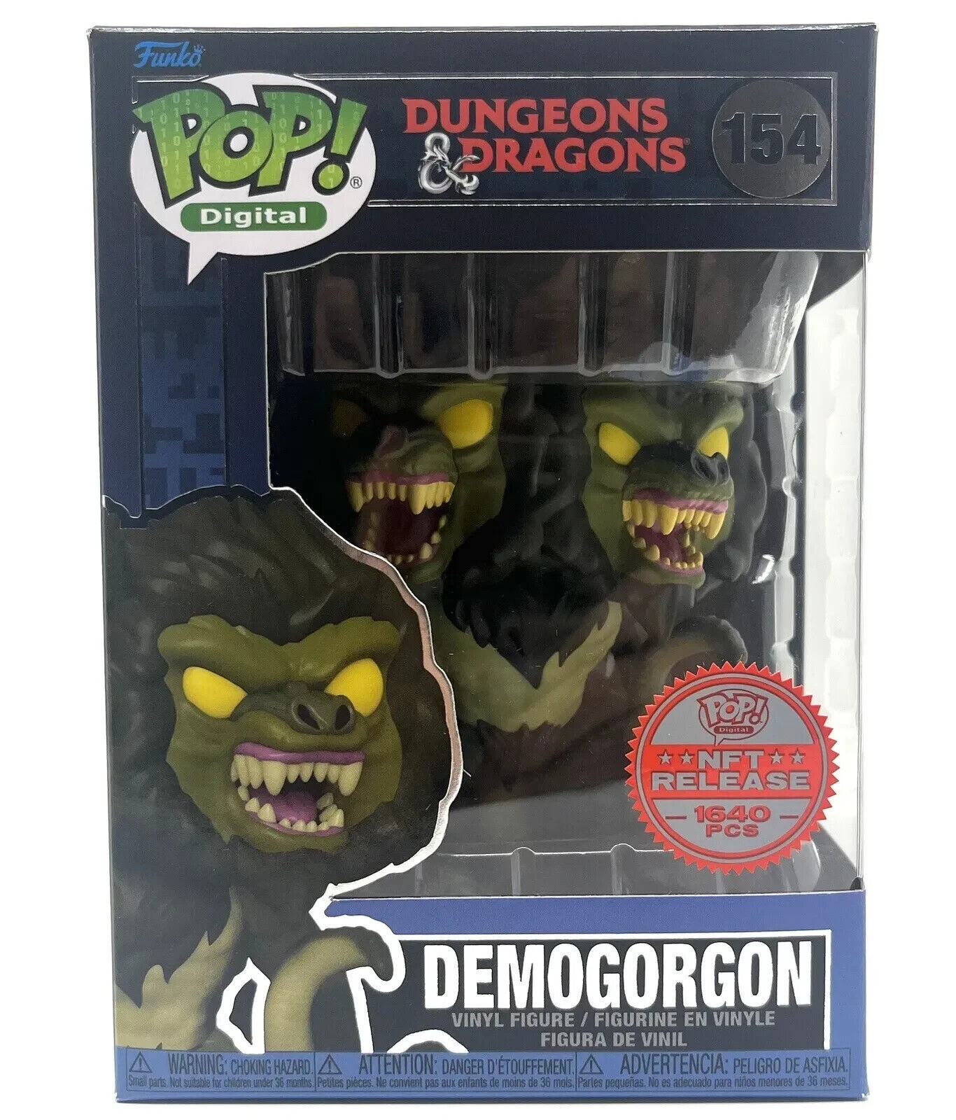 Funko Pop Digital Dungeons & Dragons Demogorgon Legendary #154 LE 1640 Pieces