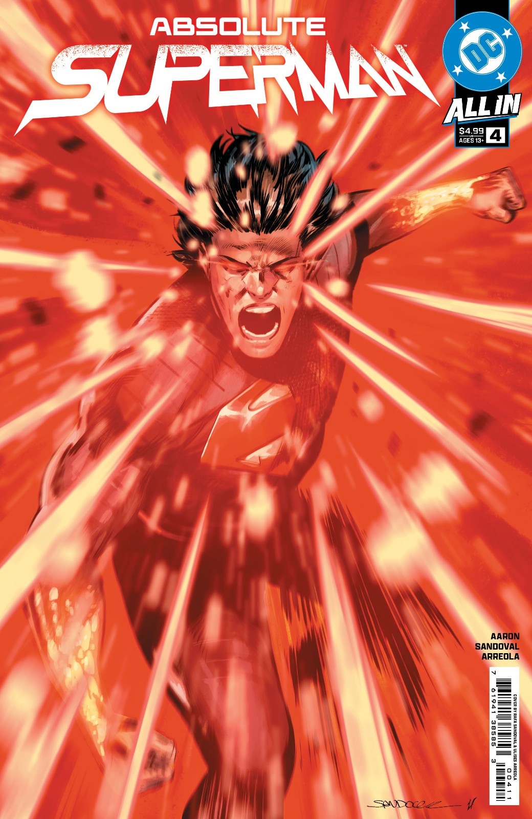 Absolute Superman #4 Cover A Rafa Sandoval First Printing