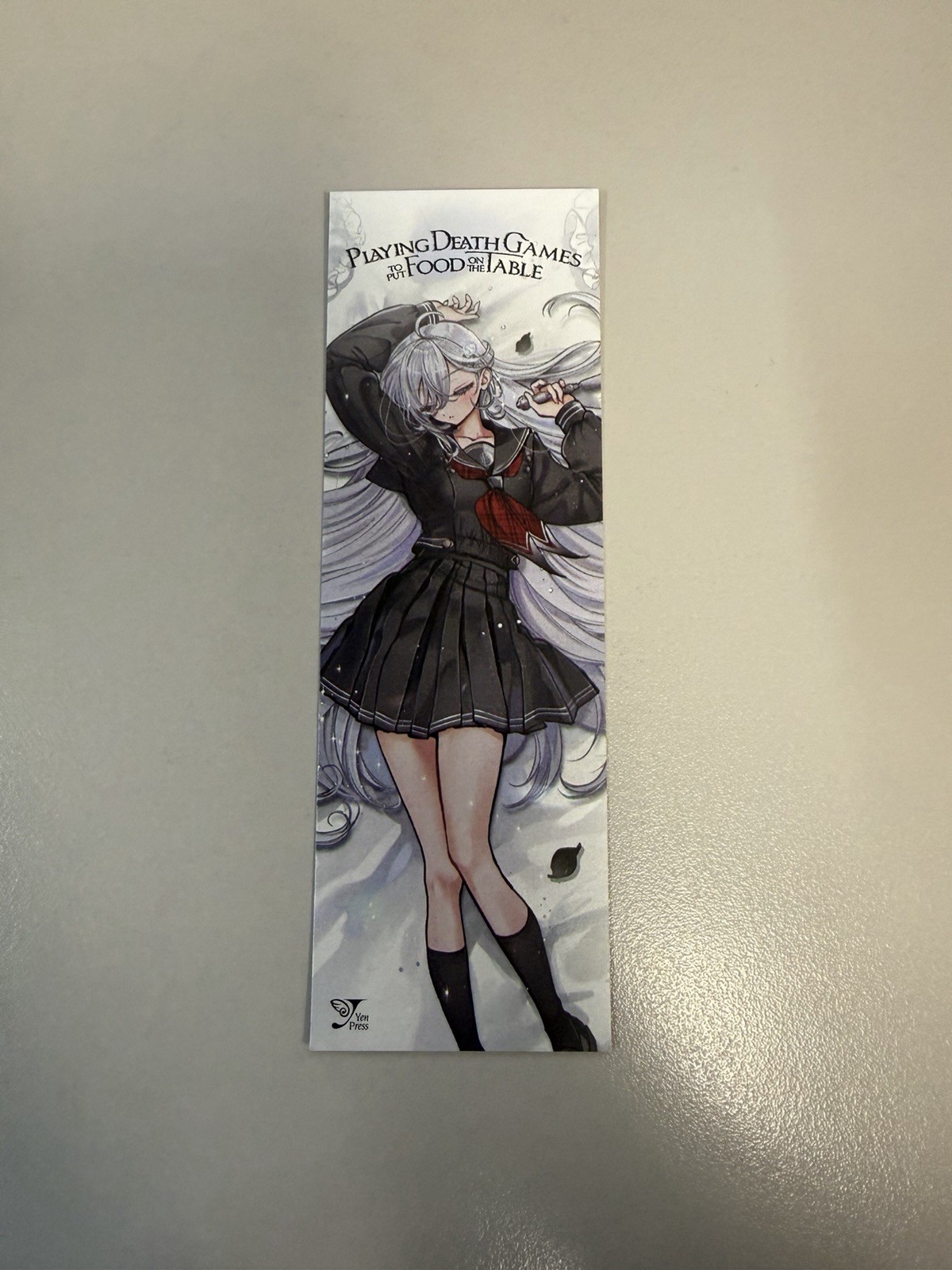 Playing Death Games To Put Food On The Table Promo Bookmark Yen Press SDCC 2026