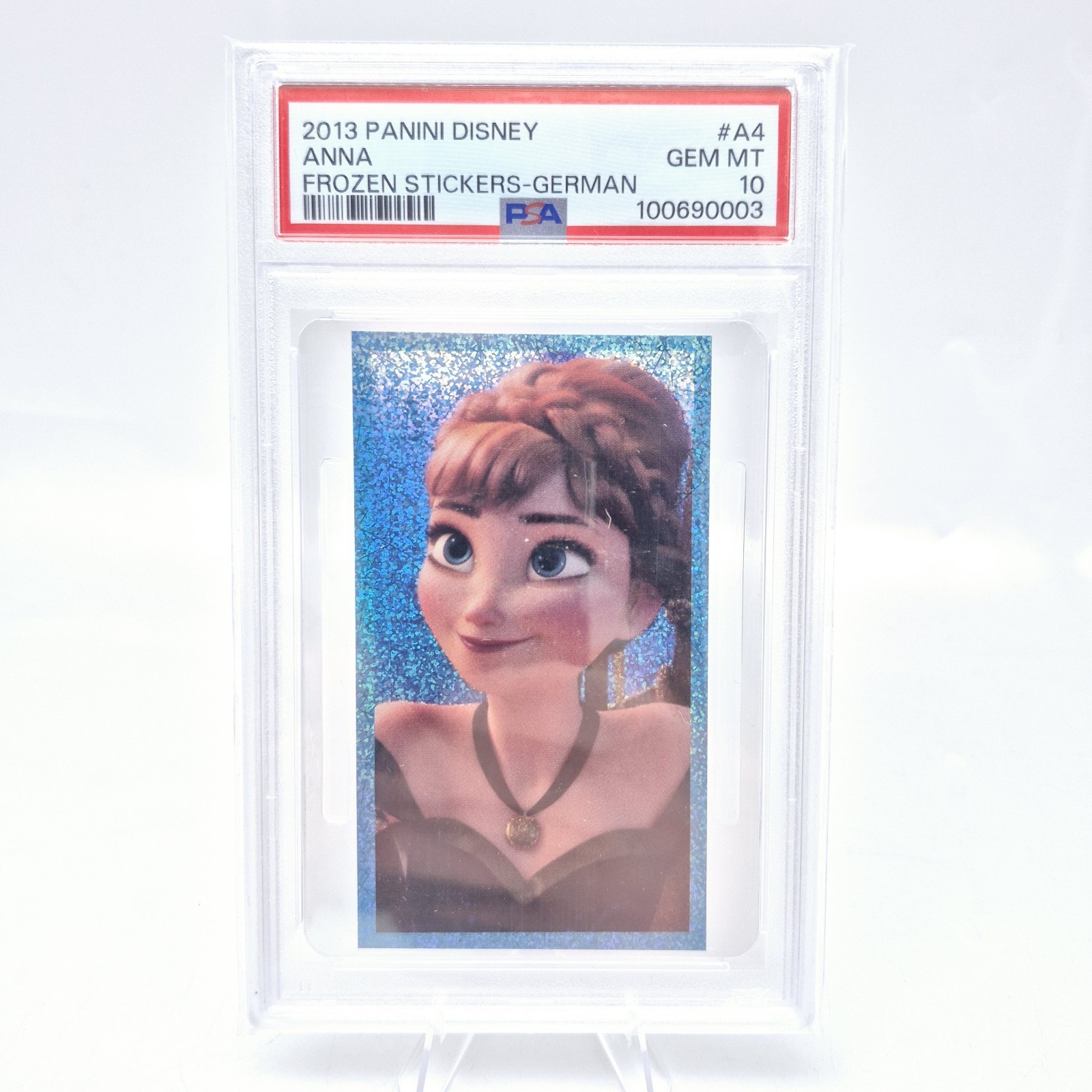 2013 Panini Disney Frozen Anna #A4 Pop 1 Holo Sticker Rookie Year