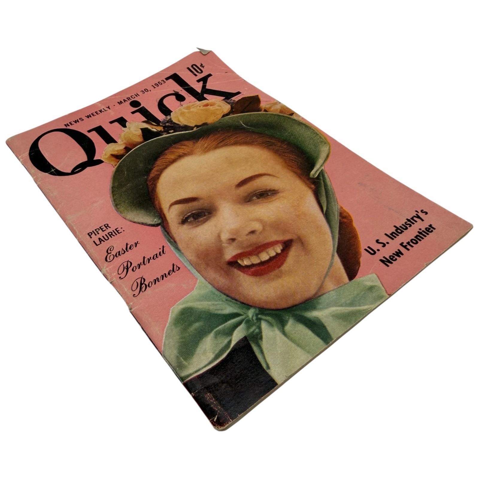 Quick Magazine March 30 1953 Easter Bonnets U.S. Industry Boom Town PA