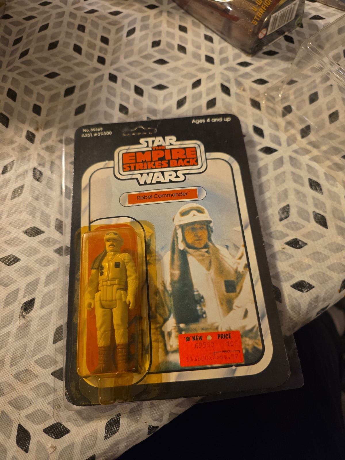 Star Wars - Vintage ROTJ - Rebel Commander, unpunched card - 1983 Star Wars - Vintage ROTJ - Rebel Commander, unpunched card - 1983