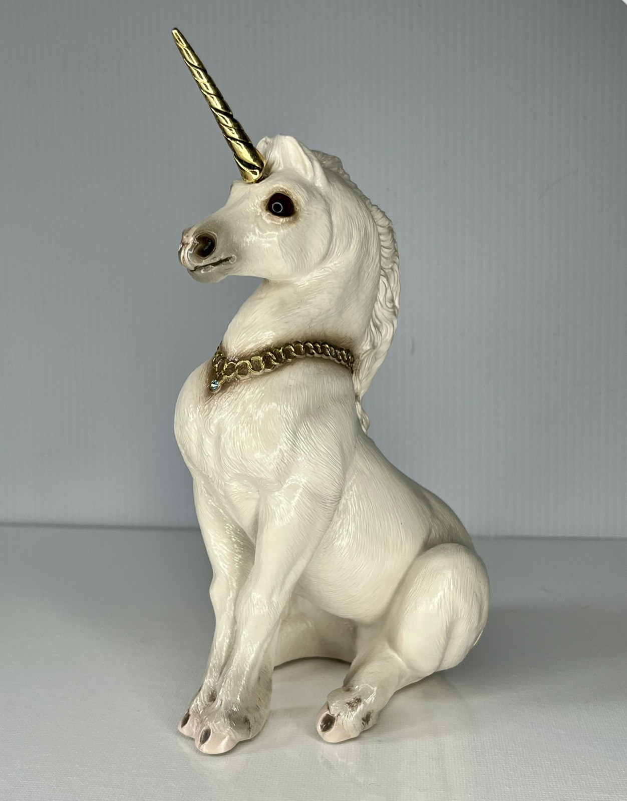 Vintage Windstone Editions White Mother Unicorn Melody Peña Figurine