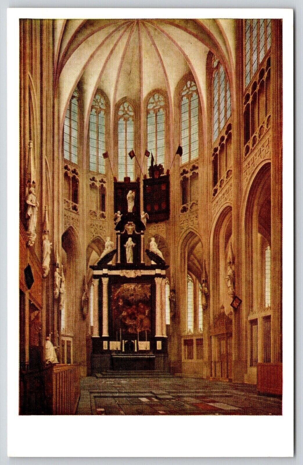 National Gallery Art Washington DC Cathedral Saint John Chapel Church Postcard