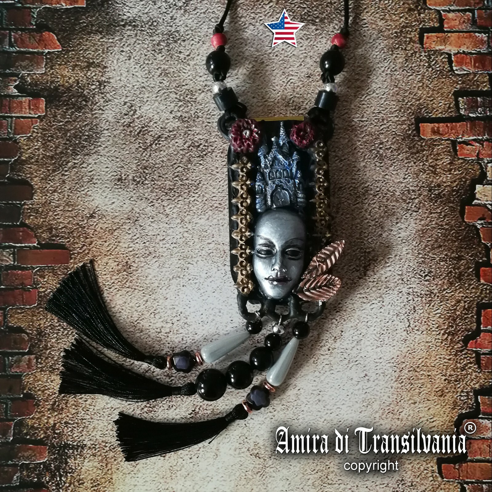 lucky talisman attraction fortune money pendant necklace amulet good luck wicca