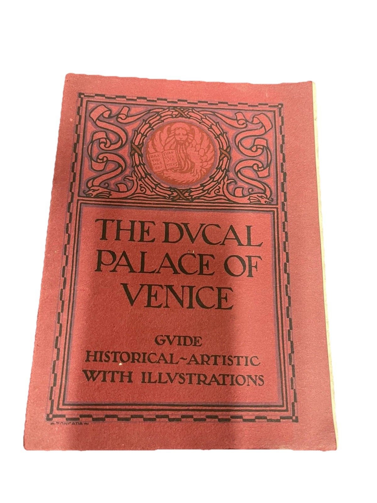 Vintage 1925 DVCAL PALACE OF VENICE Guide Book Paperback ORiginal