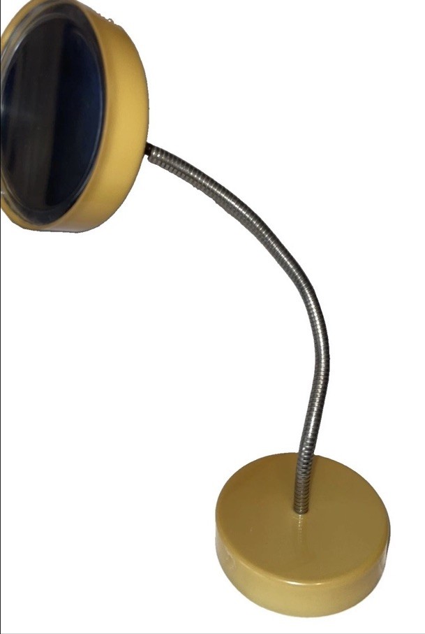 Fun Vintage Lucite Magic Hanging Big Eyes Goose Neck Magnifying Makeup Mirror Fun Vintage Lucite Magic Hanging Big Eyes Goose Neck Magnifying Makeup Mirror