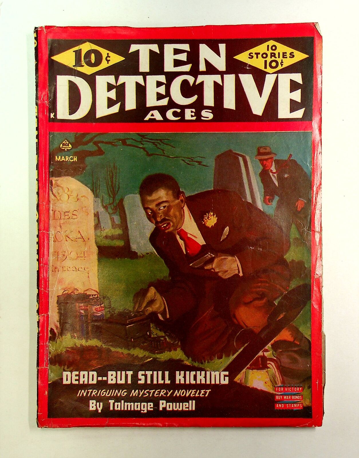 Ten Detective Aces Pulp Mar 1945 Vol. 50 #4 VG+ 4.5