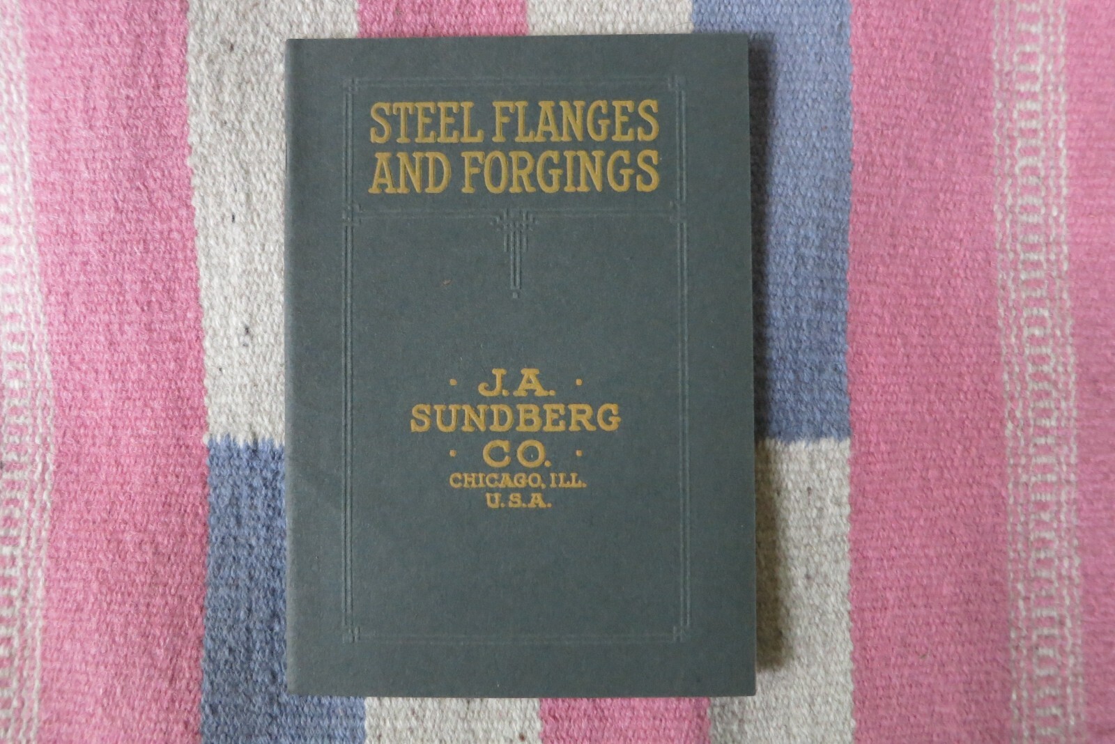 Antique 1908 J.A. Sundberg Co. Chicago 