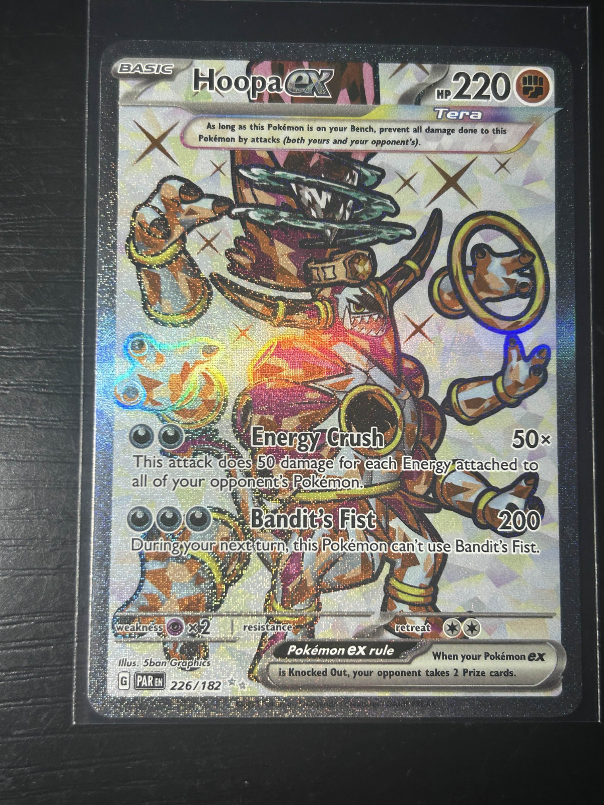 Hoopa EX 226/182 Pokemon EN Paradox Rift Ultra Rare Holo