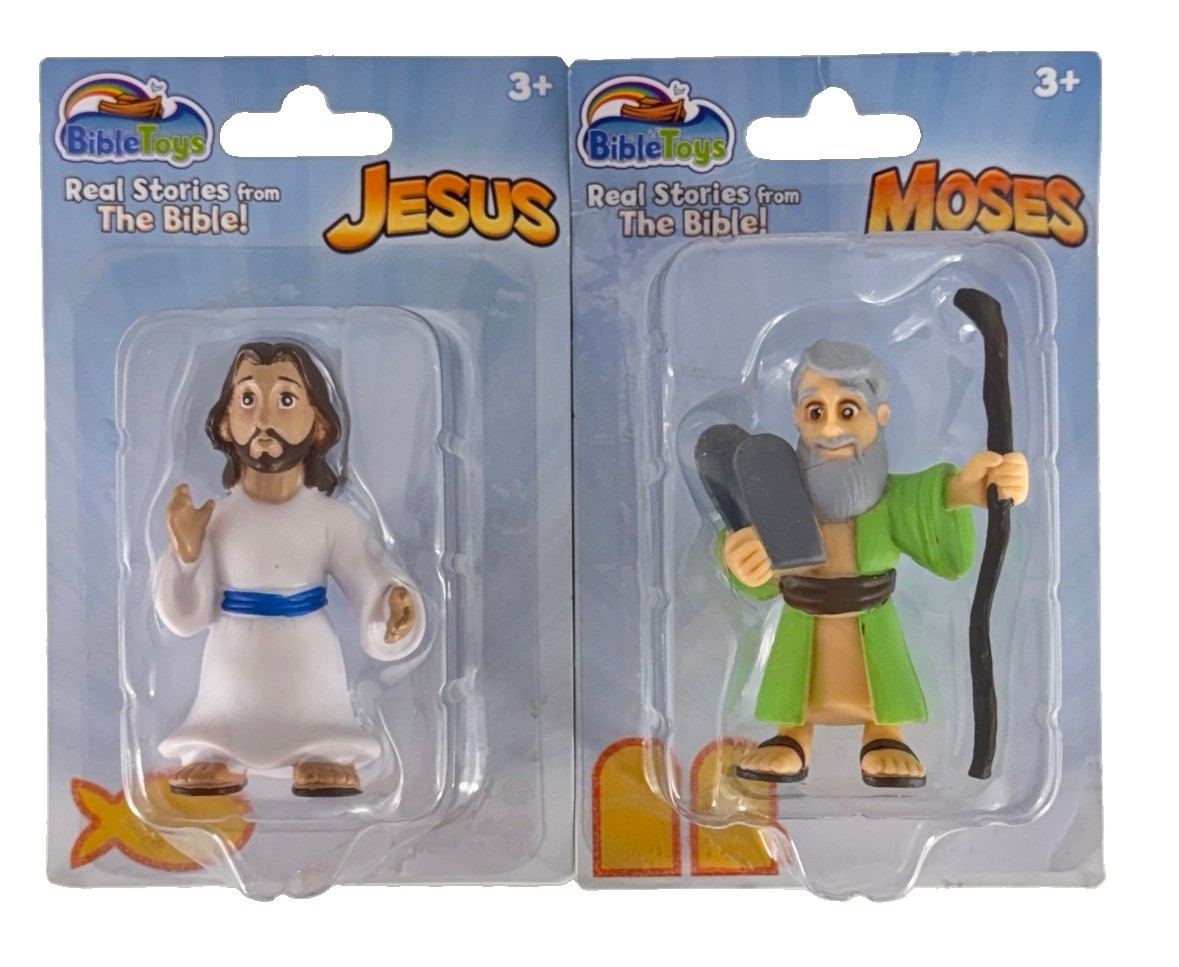Bible Toys Real Stories From The Bible Jesus And Moses Figures