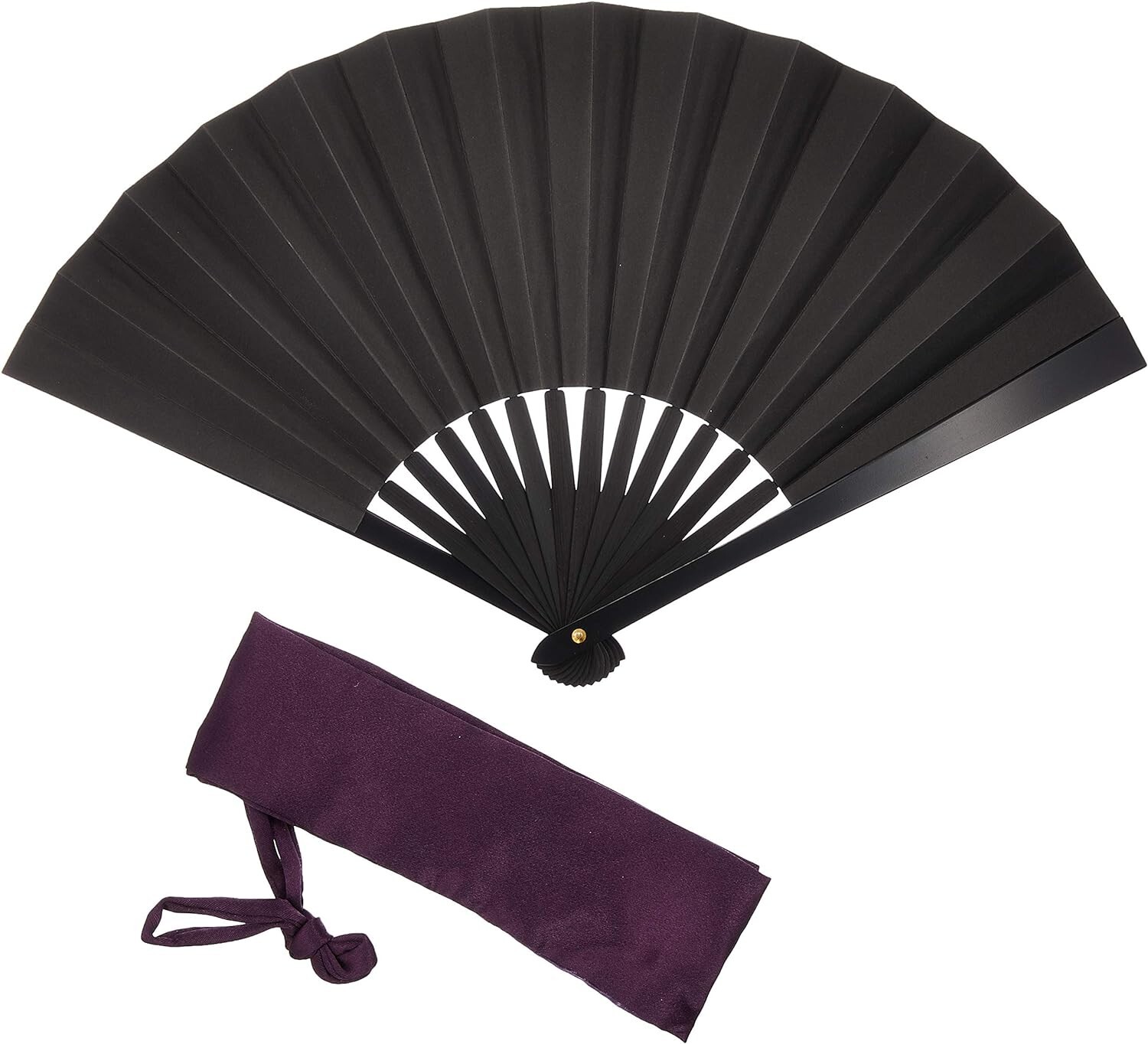 Ogatatouken High Quality Iron fan War Fan Tessen 24cm Japanese Samurai NEW Black Ogatatouken High Quality Iron fan War Fan Tessen 24cm Japanese Samurai NEW Black
