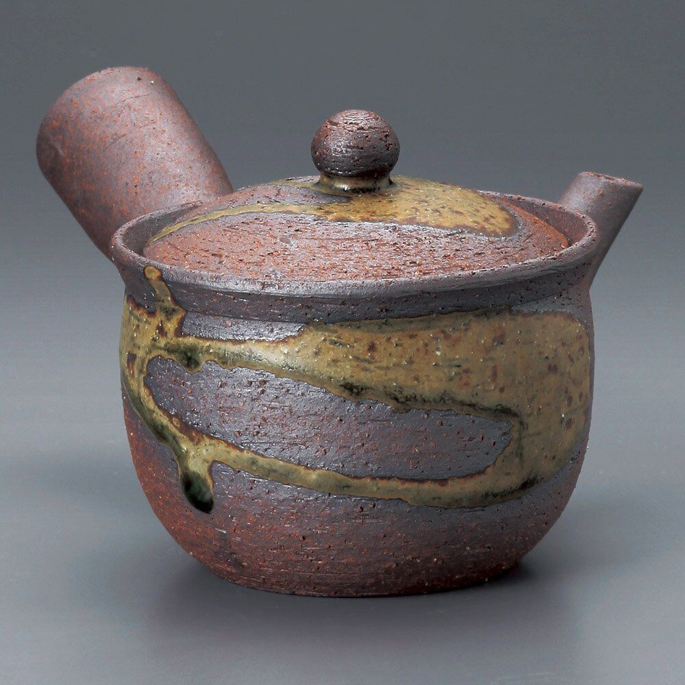 1.5 cup red vidro deep teapot (Shigaraki ware) [9.8 x 9.5cm 300cc 332g] [Teapot]