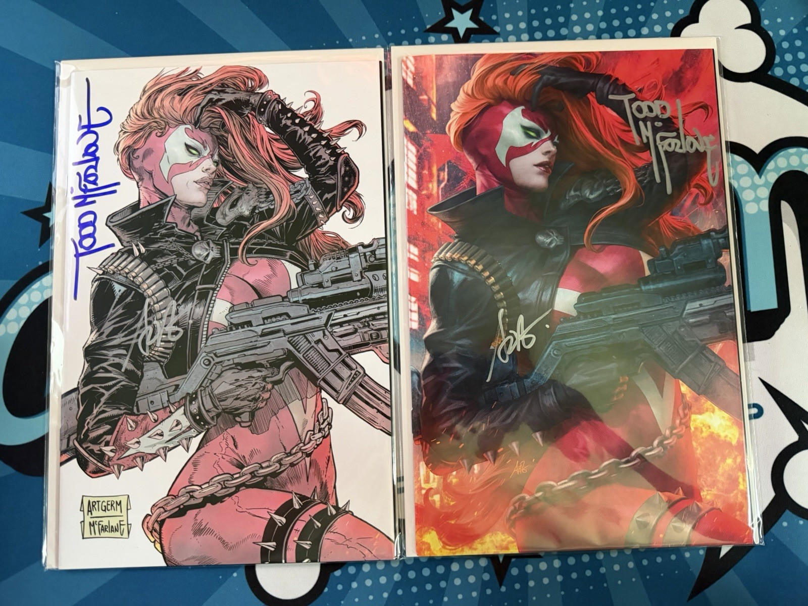 SDCC ‘26 Deadly Tales Of The Gunslinger 16 Set Dbl Signed By McFarlane/Artgerm