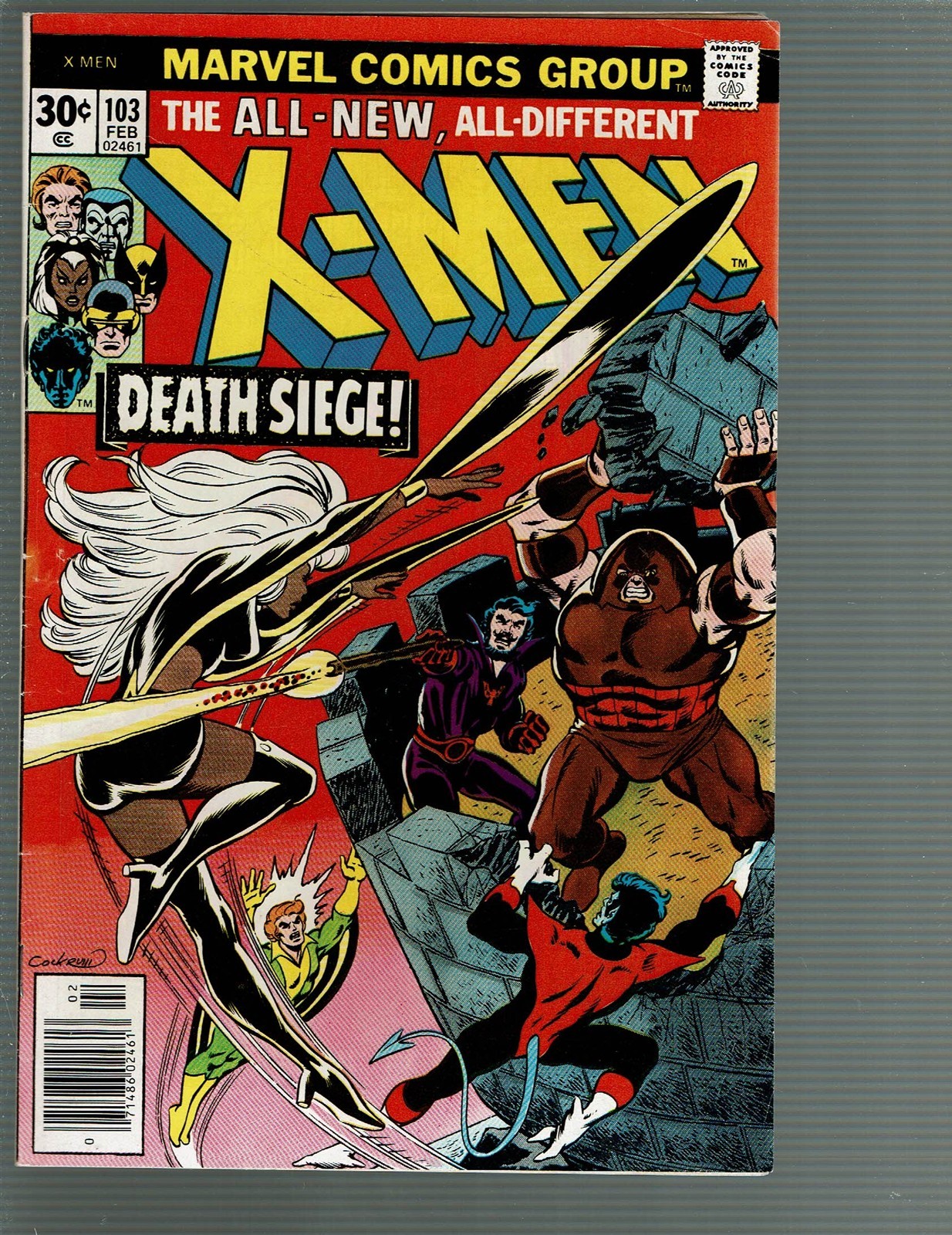 X-men 103 Juggernaut Black Tom Wolverine name revealed as Logan F/VF