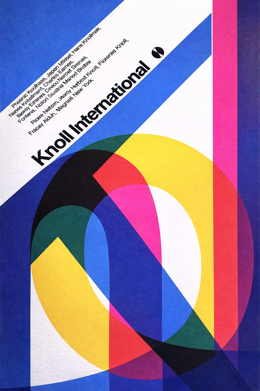 🌟 Knoll International Retro Poster (1970s) - 24x36” - Premium Matte Paper