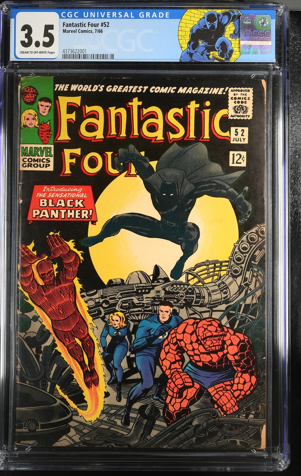 Fantastic Four #52 CGC 3.5 1st Appearance of the Black Panther