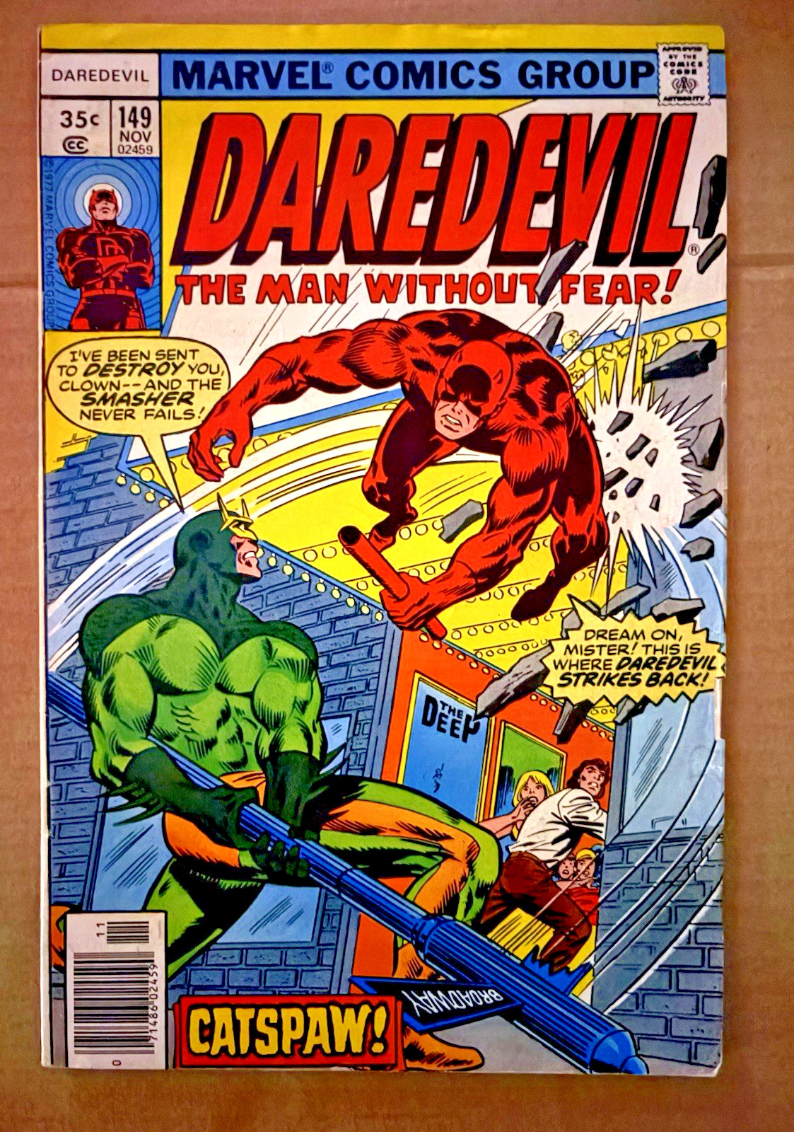 Daredevil #149 Nov 1977 Smasher Shooter Kane Janson Bronze Marvel Fine (6.0)