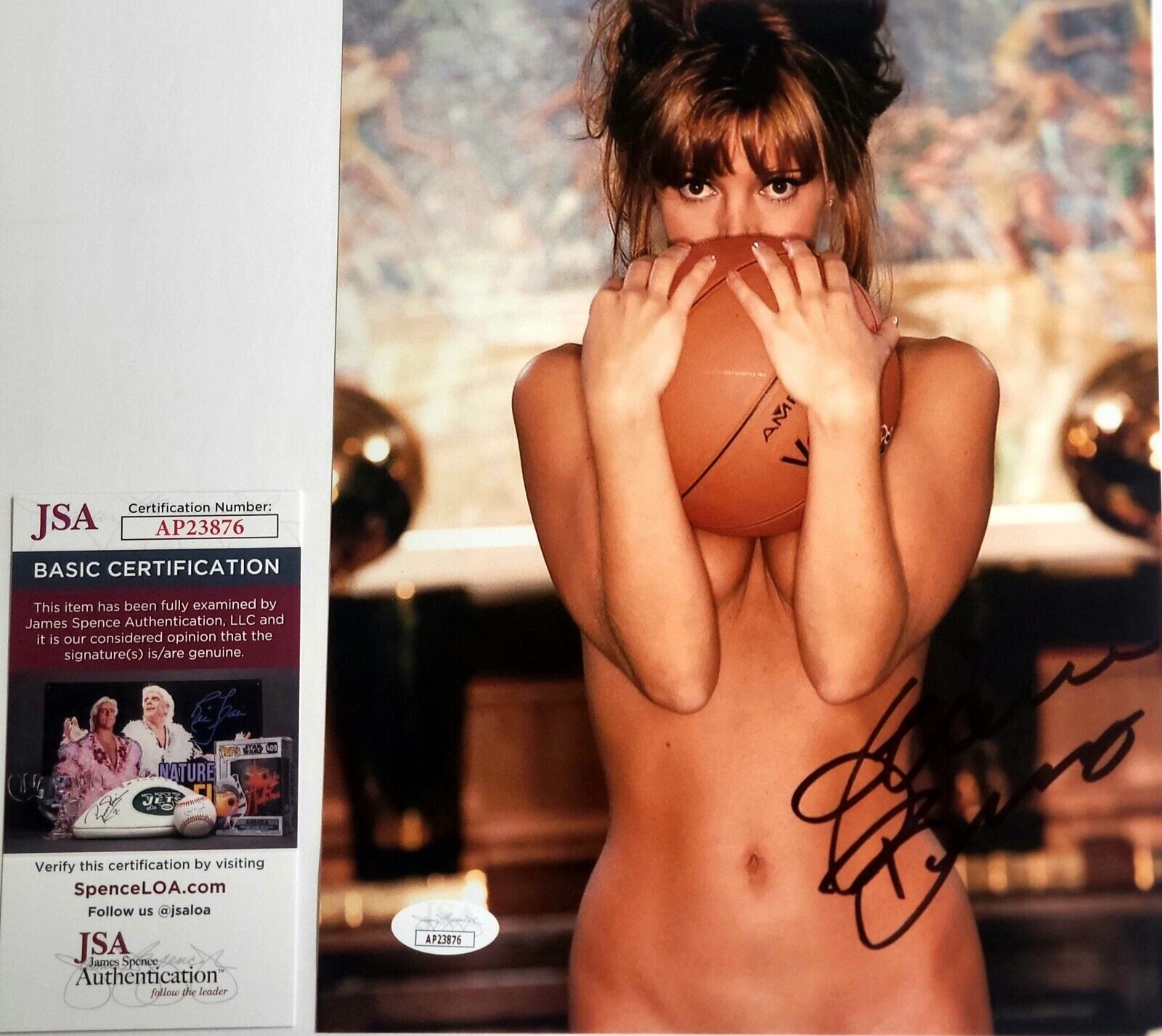 Jeannie Buss Autograph 8x10 NBA Lakers Legend Signed Modeling Photo JSA COA