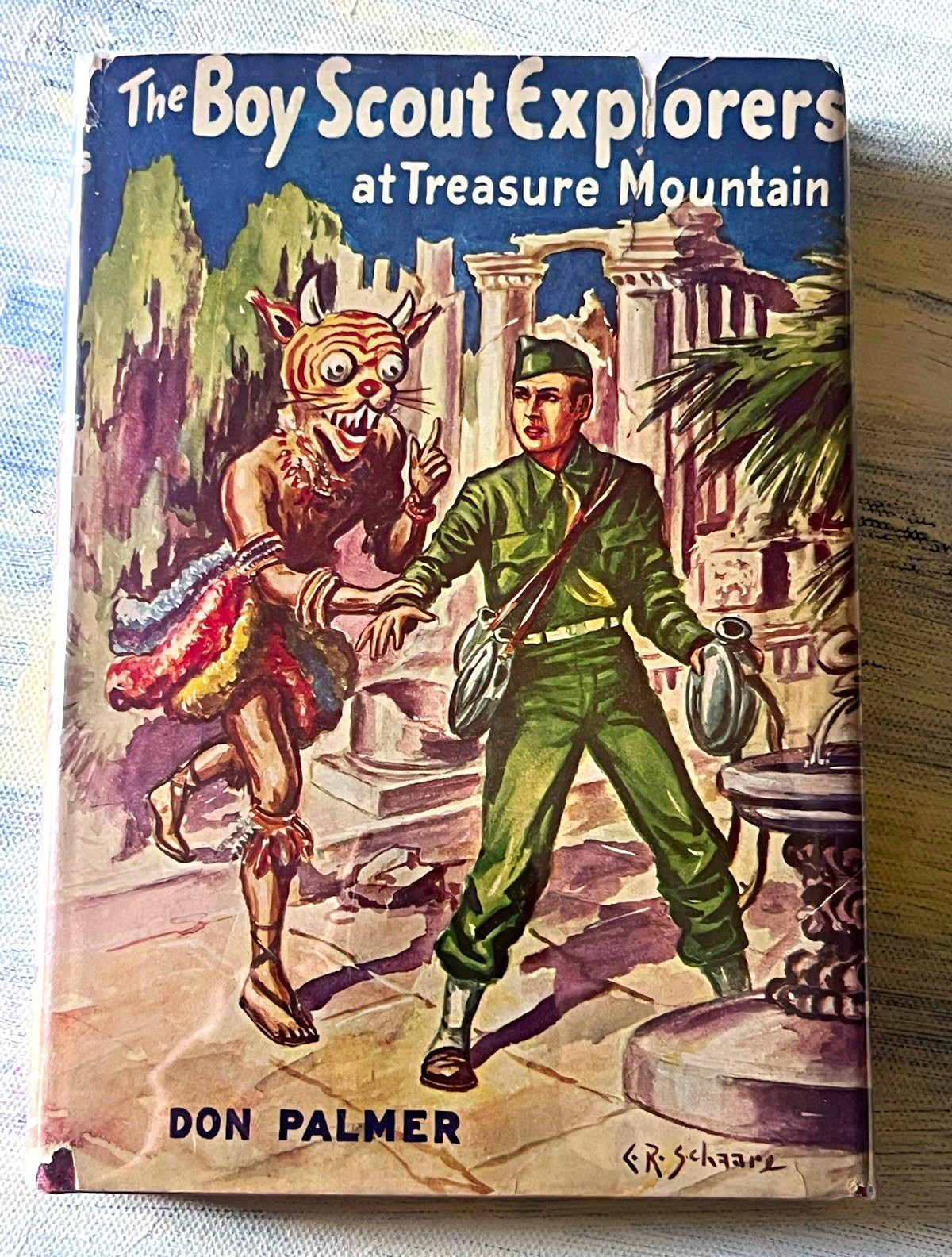 1955 Boy Scout Explorers at Treasure Mountain Don Palmer HC DJ Mildred Wirt Bens