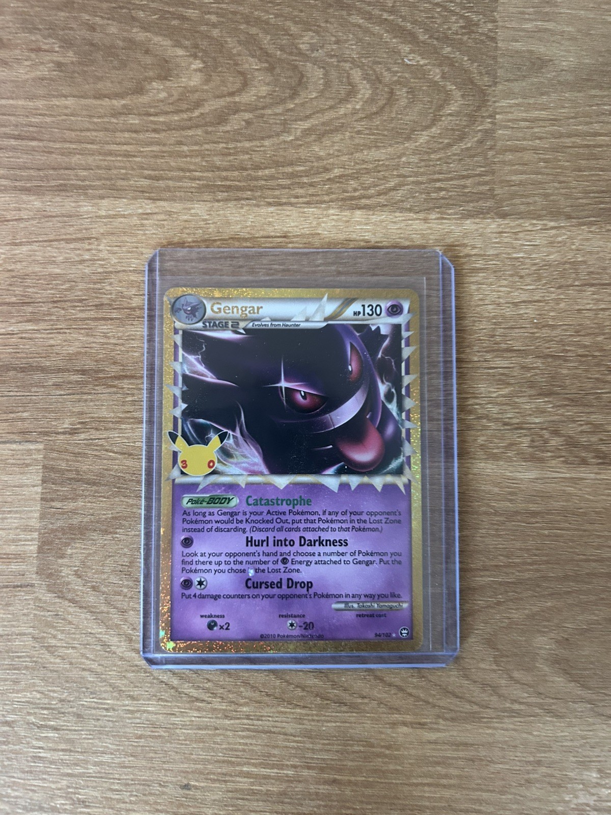 Gengar Prime 94/102 Pokemon TCG 30th Celebrations Classic Collection NM