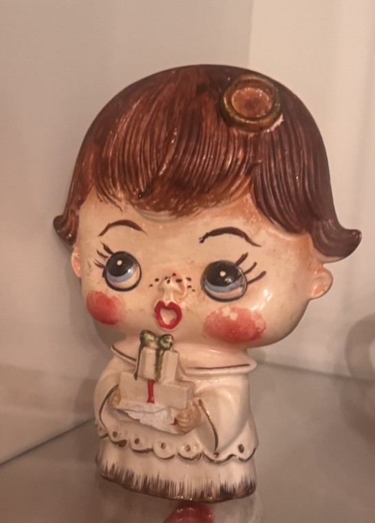 Vtg Lipper & Mann Dutch Boy Figurine Flat Face Big Head Japan - RARE