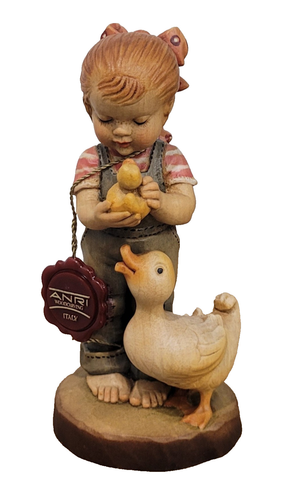ANRI Sarah Kay Hand Carved Wood 6.25\