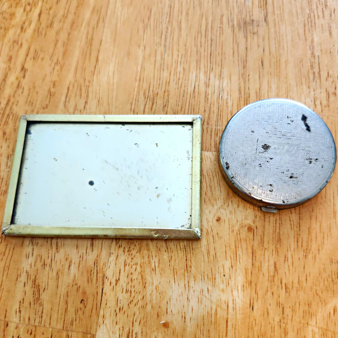 Two Small Antique Mirrors
