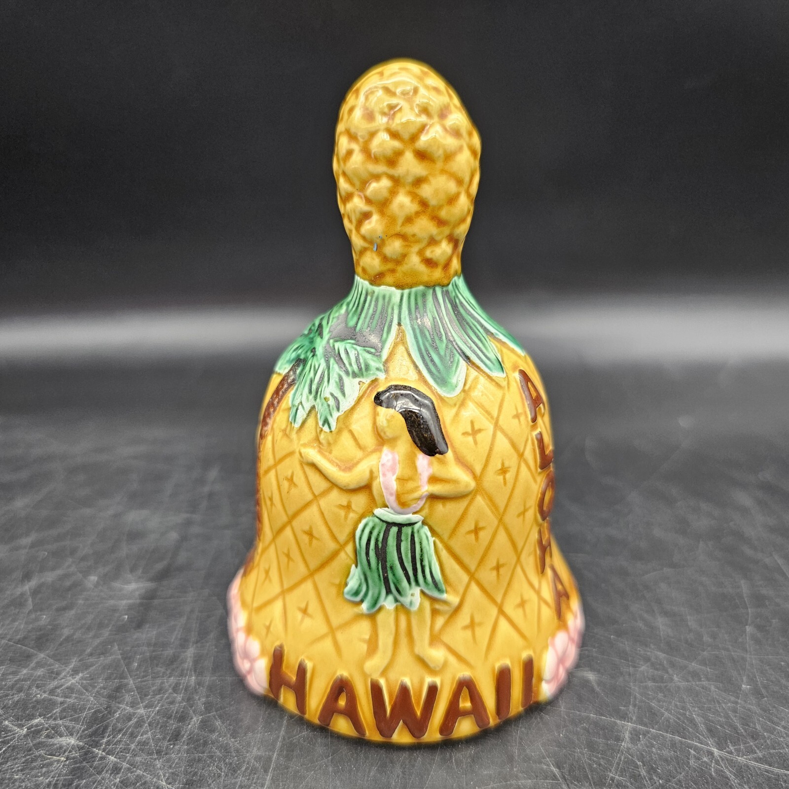 Vtg Hawaii Tiki Hula Girl Bell