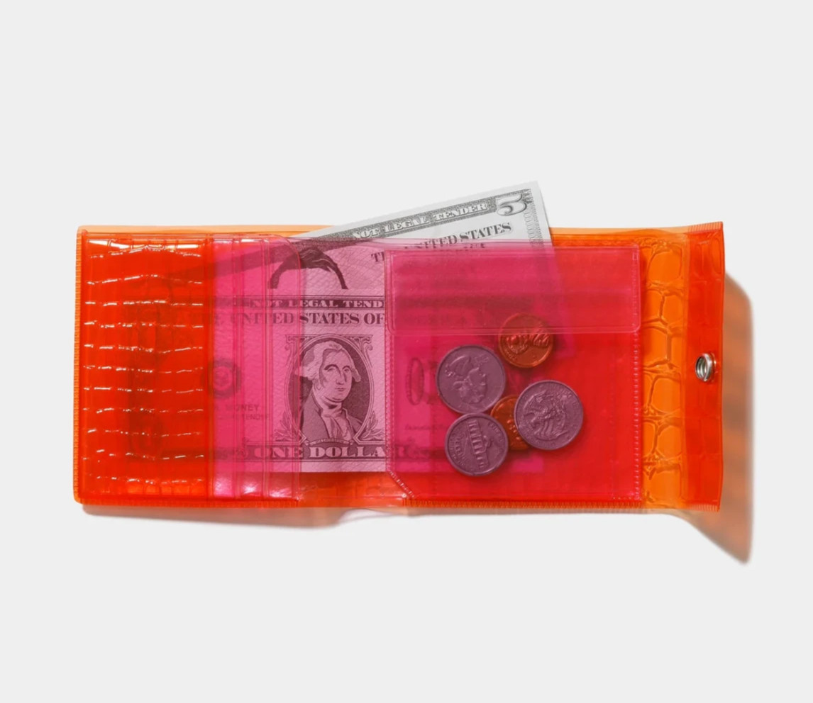 beautiful people Nothing to Hide Vinyl Card Wallet Pink NEW