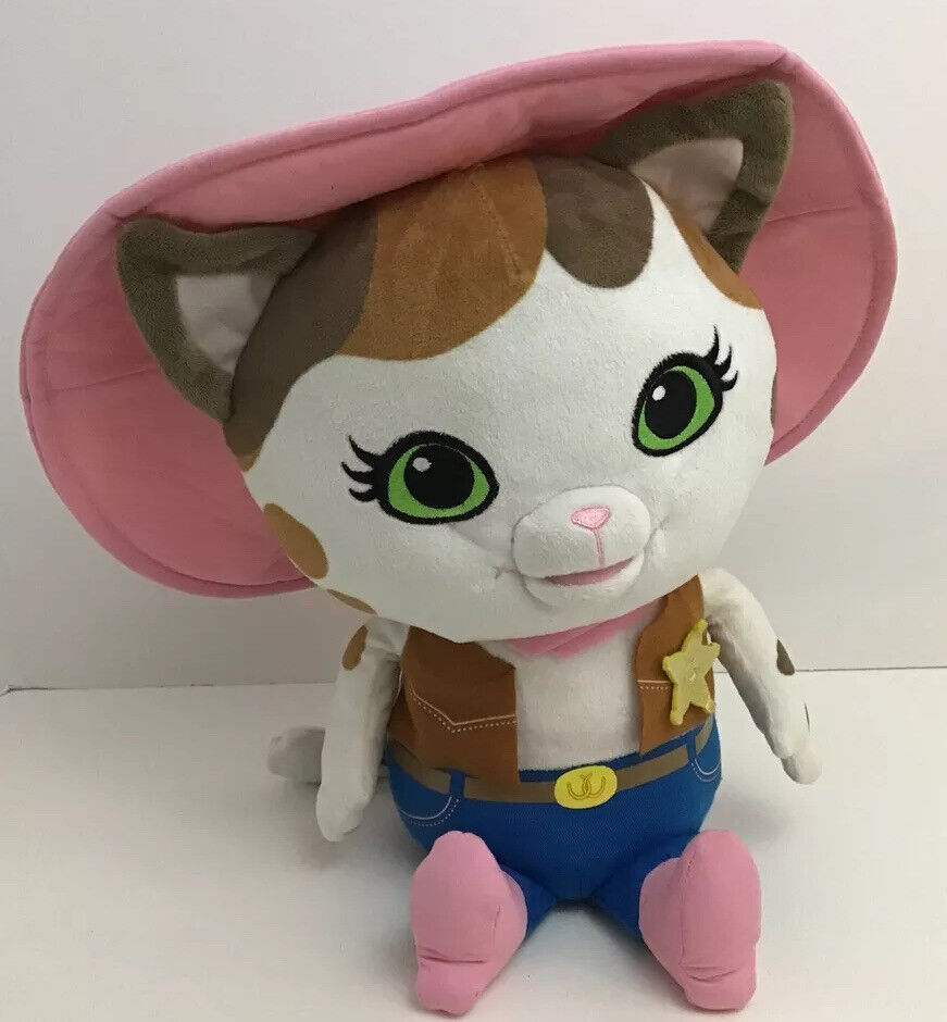 Disney Junior Sheriff Callie Wild West Oke Sing Along Plush Talking Animated Toy