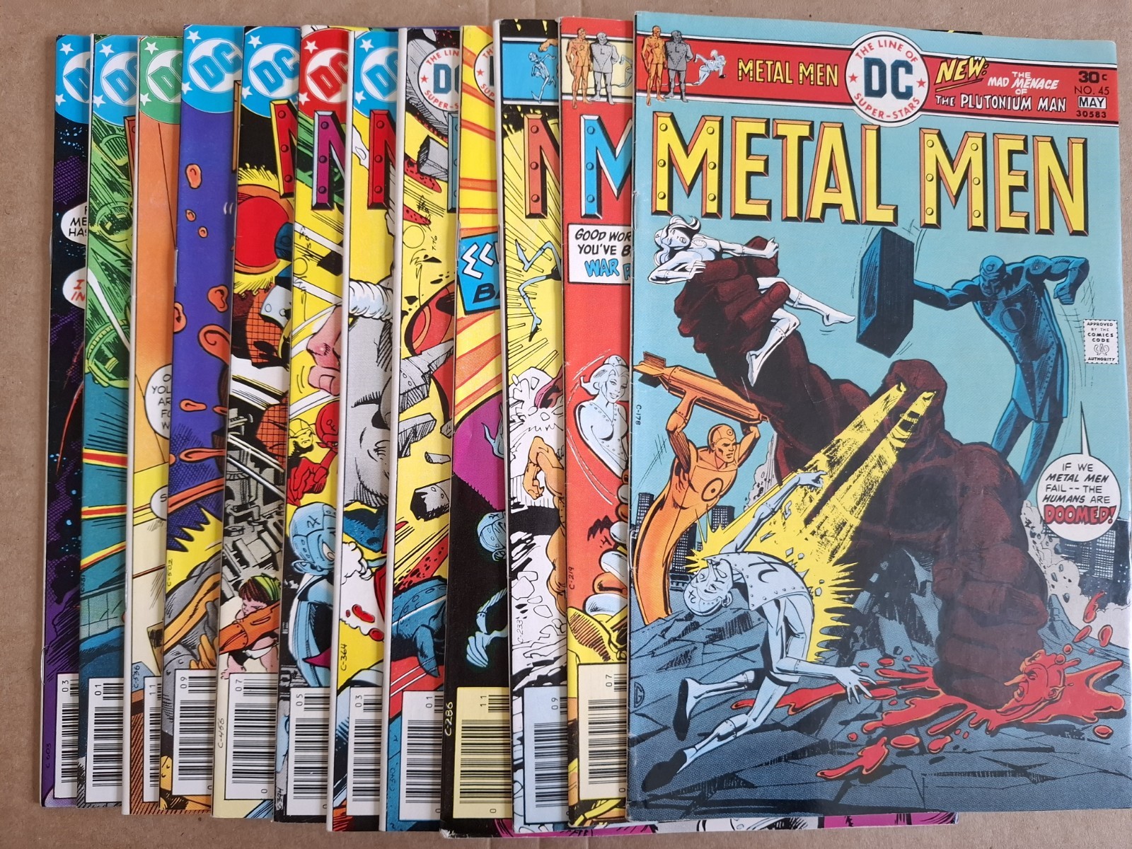 Lot Of 12 DC Comics Metal Men #45-56 Early Walt Simonson 47 48 49 50 51 52 53 54