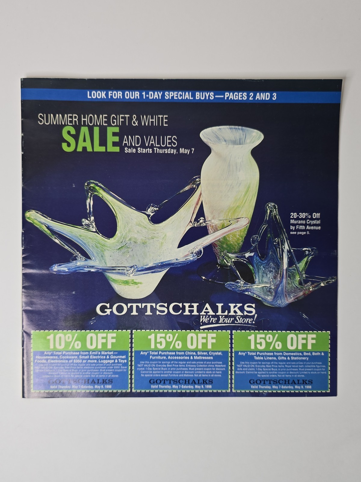Gottschalks May 1998 Circular KitchenAid Housewares Home Decor Paper Ephemera