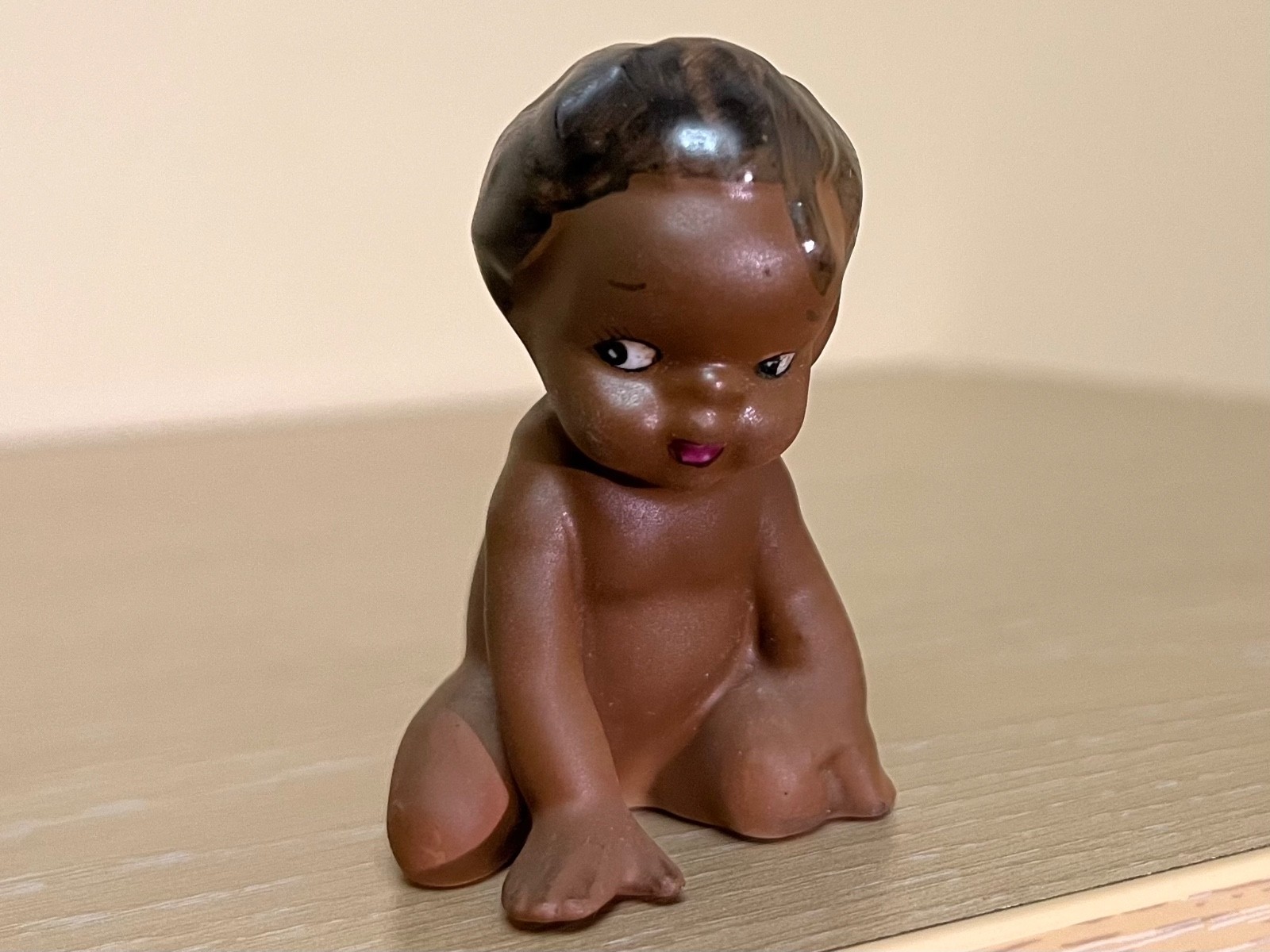 Vintage Brownie Downing Pottery Figurine Aboriginal Piccaninny  Ceramic 7 cms