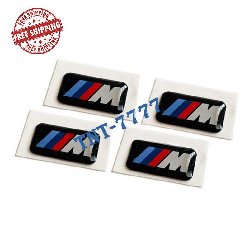 E46 M Wheel Emblem, Genuine OEM BMW M3 330i 328i 325i ZHP, SET OF 4 36112228660