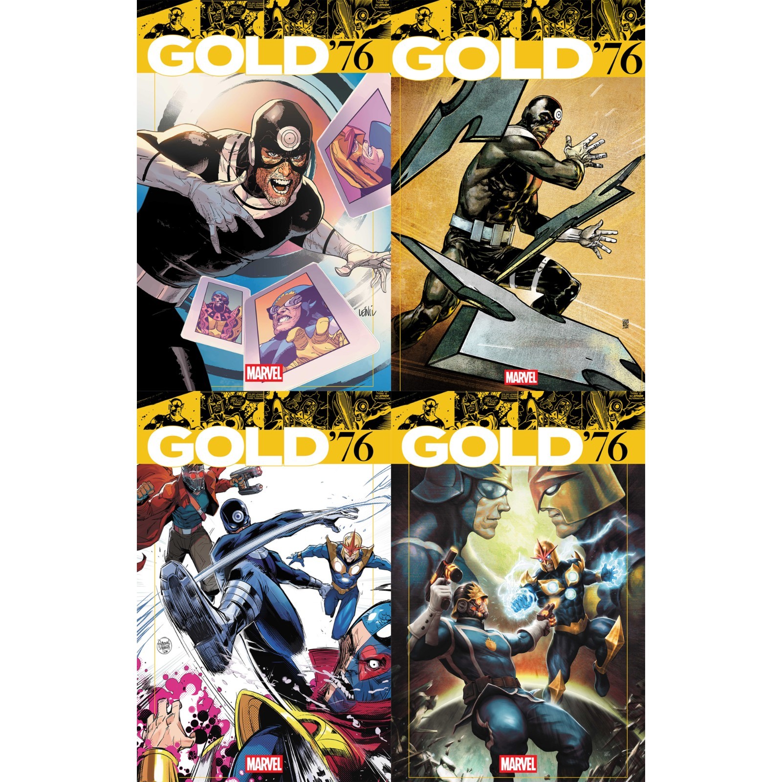 Marvel Gold '76 (2026) #1 Marvel Comics COVER SELECT