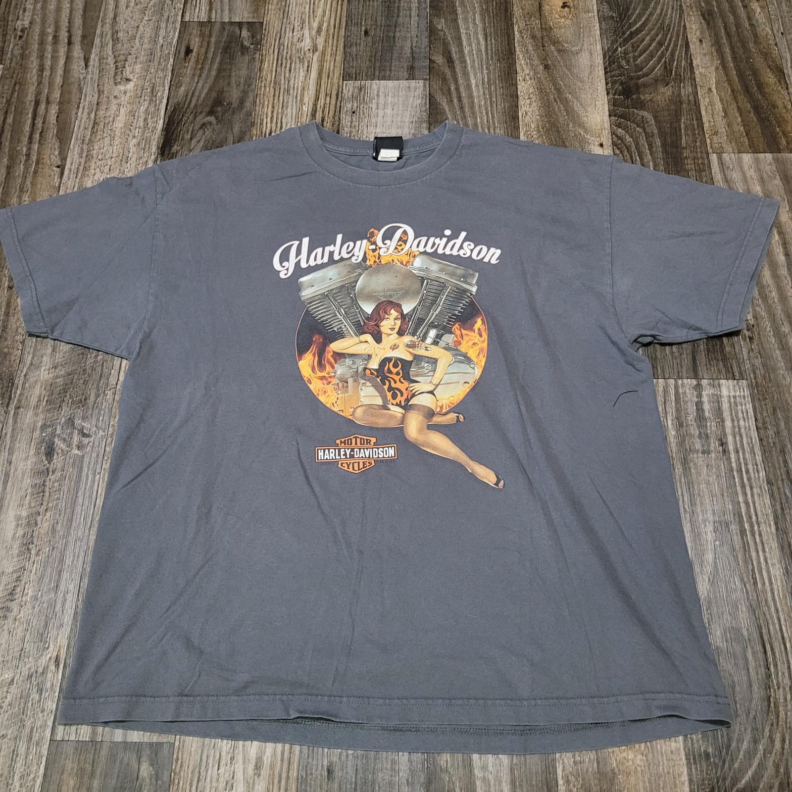 Harley-Davidson Pensacola, FL T-Shirt Men’s 2XL Gray Beach Babe Graphic Mermaid